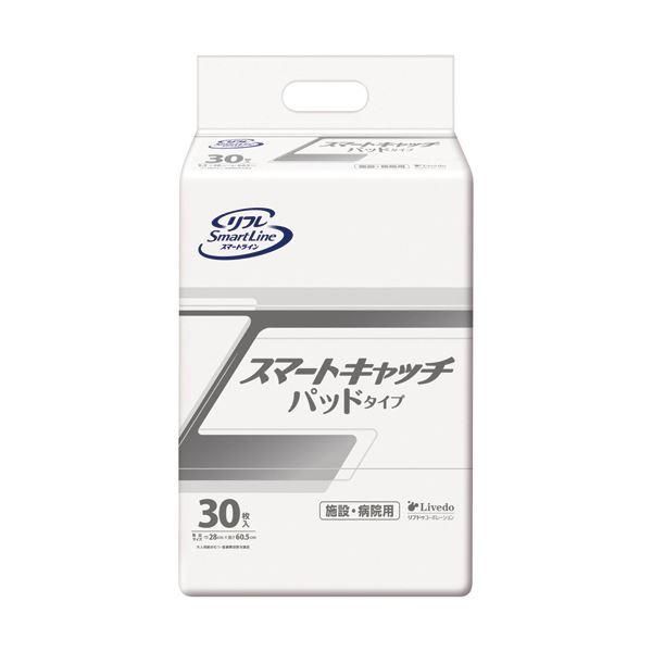 ds-（まとめ）リブドゥコーポレーション リフレスマートキャッチ パッドタイプ 1パック（30枚）〔×5セット〕