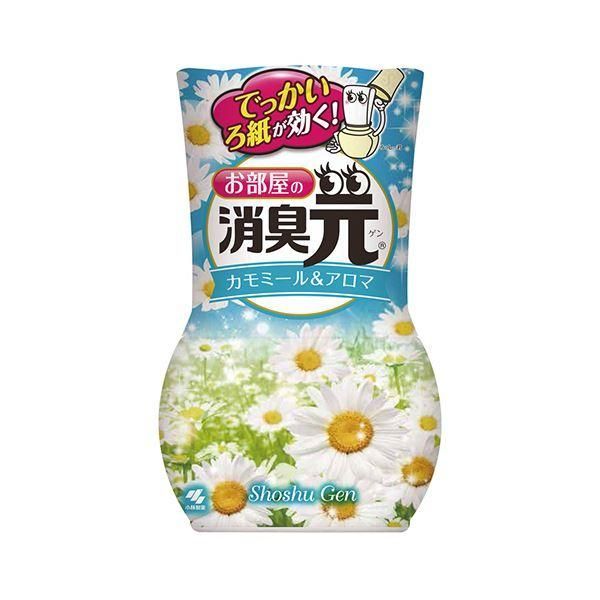 ds-（まとめ）小林製薬 お部屋の消臭元カモミール＆アロマ 400ml 1セット（3個）〔×5セット〕