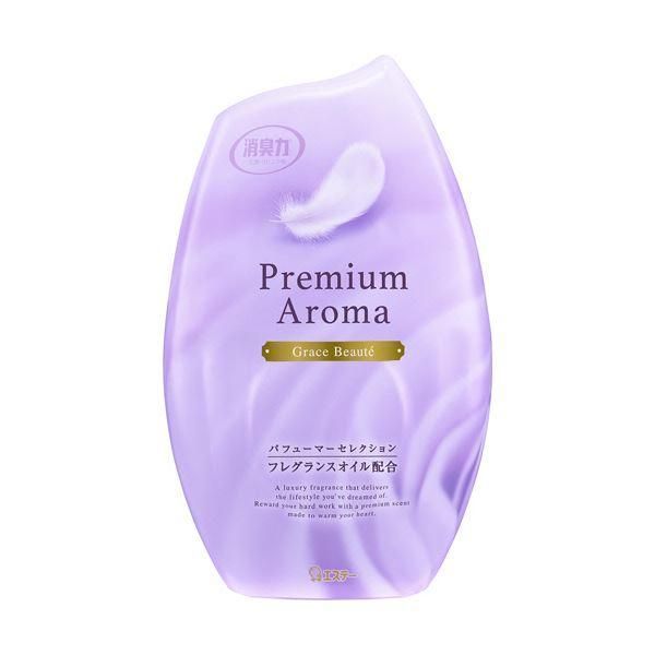 ds-（まとめ）エステー お部屋の消臭力 PremiumAroma グレイスボーテ 400ml 1セット（3個）〔×5セット〕