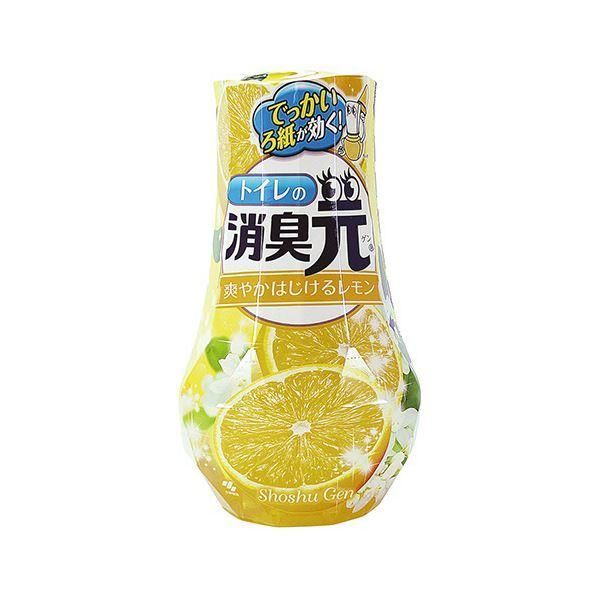 ds-（まとめ）小林製薬 トイレの消臭元爽やかはじけるレモン 400ml 1セット（5個）〔×5セット〕