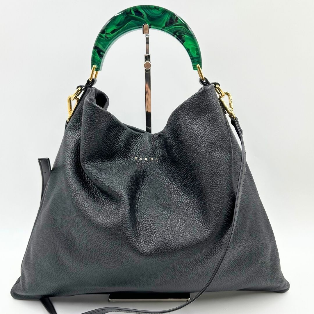 極美品】MARNI ヴェニス レザー 2WAY ショルダーバッグ - メルカリ