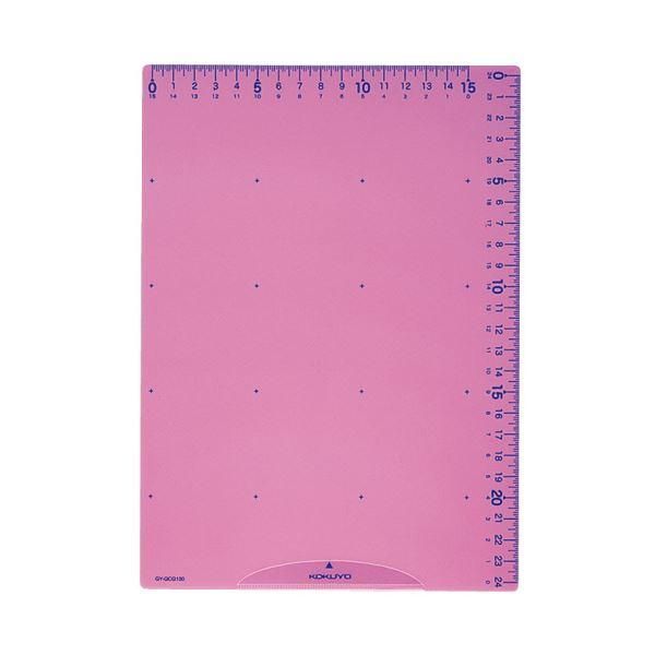 ds-（まとめ）コクヨ 下敷き（まなびすと）ピンクGY-GCg 100P 1セット（10枚）〔×5セット〕