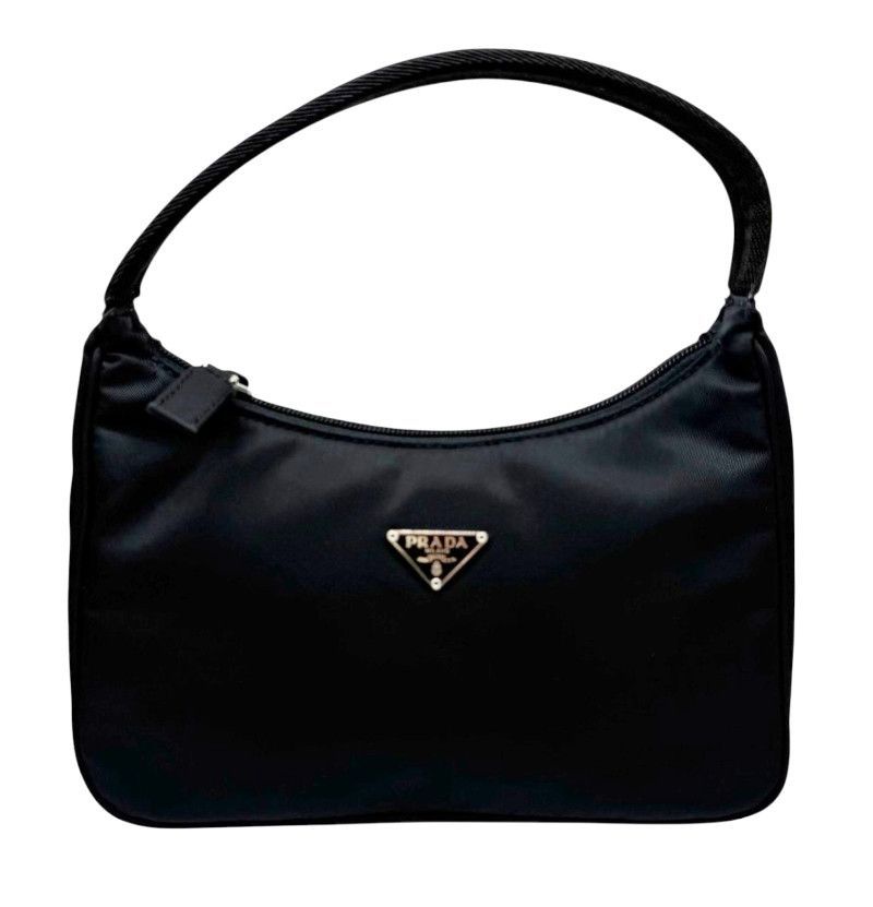 【中古】PRADA プラダ ショルダーバッグ ミニ ナイロン ブラック 黒 ハンドバッグ アクセサリーポーチ レディース 【ブランドギャラリー東心斎橋店】 58,620円