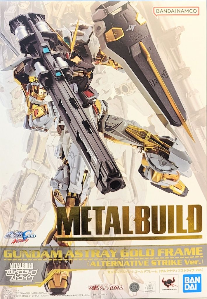 BANDAI SPIRITS METAL BUILD ガンダムアストレイ ゴールドフレーム(オルタナティブストライク Ver.)
