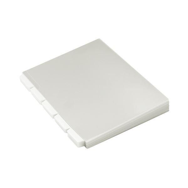 ds-（まとめ）コクヨ ファイリングホルダー（5山見出し）A4 透明 フ-GM750-50T 1箱（10組50枚）〔×2セット〕