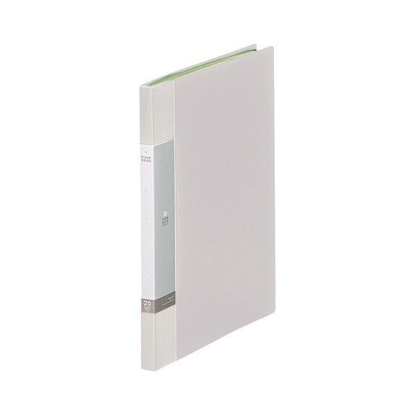 ds-（まとめ）リヒトラブ リクエスト クリヤーブックA4タテ 20ポケット 背幅16mm 白 G3201-0 1セット（10冊）〔×2セット〕