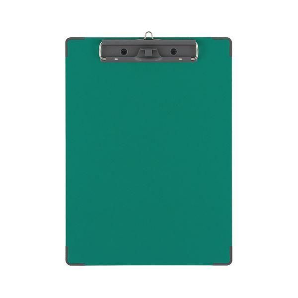 ds-コクヨ 用箋挟B（クロス貼り）カラーA4タテ 緑 ヨハ-C28G 1セット（10枚）