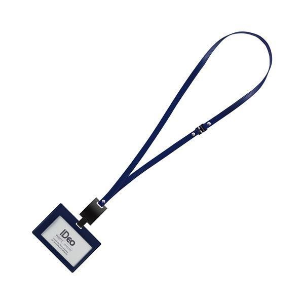 ds-コクヨ ネームカードホルダー（IDeoHUBSTYLE）名刺・IDカード用 ヨコ型 紺 NM-RK195-1DB 1個