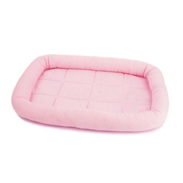 ds-（まとめ） タオルマット M ピンク 〔×3セット〕 （ペット用品）