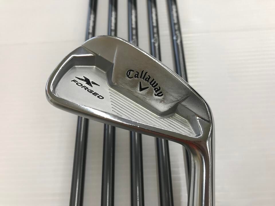 キャロウェイ　X FORGED STAR 2021　Fujikura MC 80　Sフレックス　アイアンセット　中古【最短即日発送】