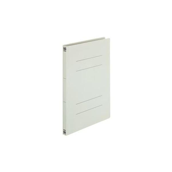 ds-（まとめ）プラス PPフラットファイルA4S No.121P GY 1冊〔×50セット〕