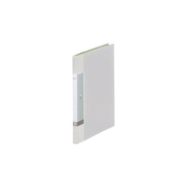 ds-（まとめ）LIHITLAB クリヤーブック リクエスト20P G3201-0 白〔×30セット〕