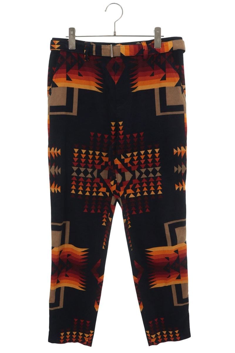サカイ ×ペンドルトン PENDLETON 19-01883M ネイティブ柄ロングパンツ メンズ 2
