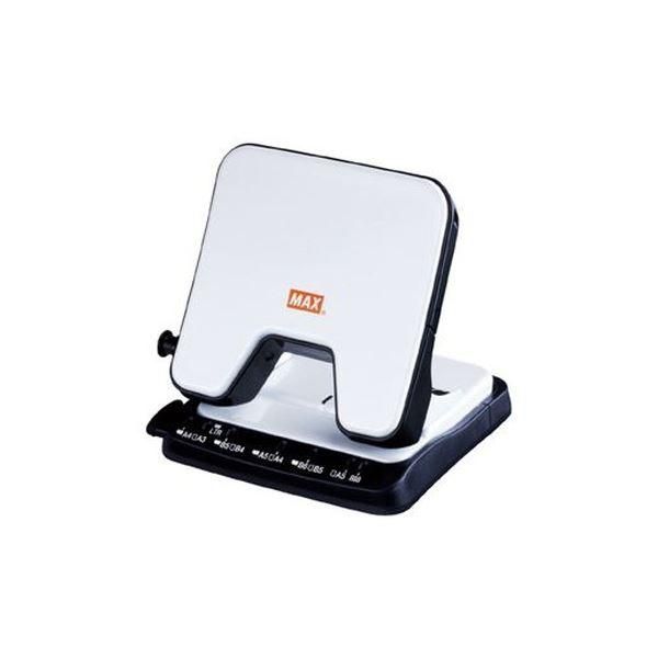 ds-（まとめ）マックス 軽あけパンチSCOOVA DP-35T／W 白 DP90134〔×3セット〕