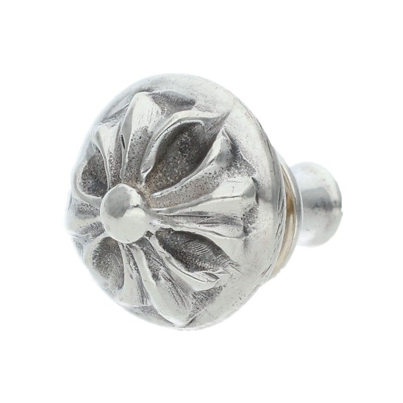 クロムハーツ STUD CRSBLL/クロスボールスタッド シルバーピアス メンズ