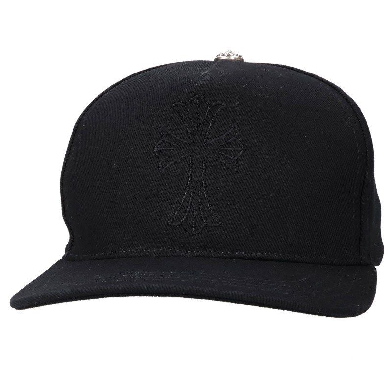 クロムハーツ TRUCKER CAP/デニムトラッカー CHクロス刺繍ベースボール帽子 メンズ