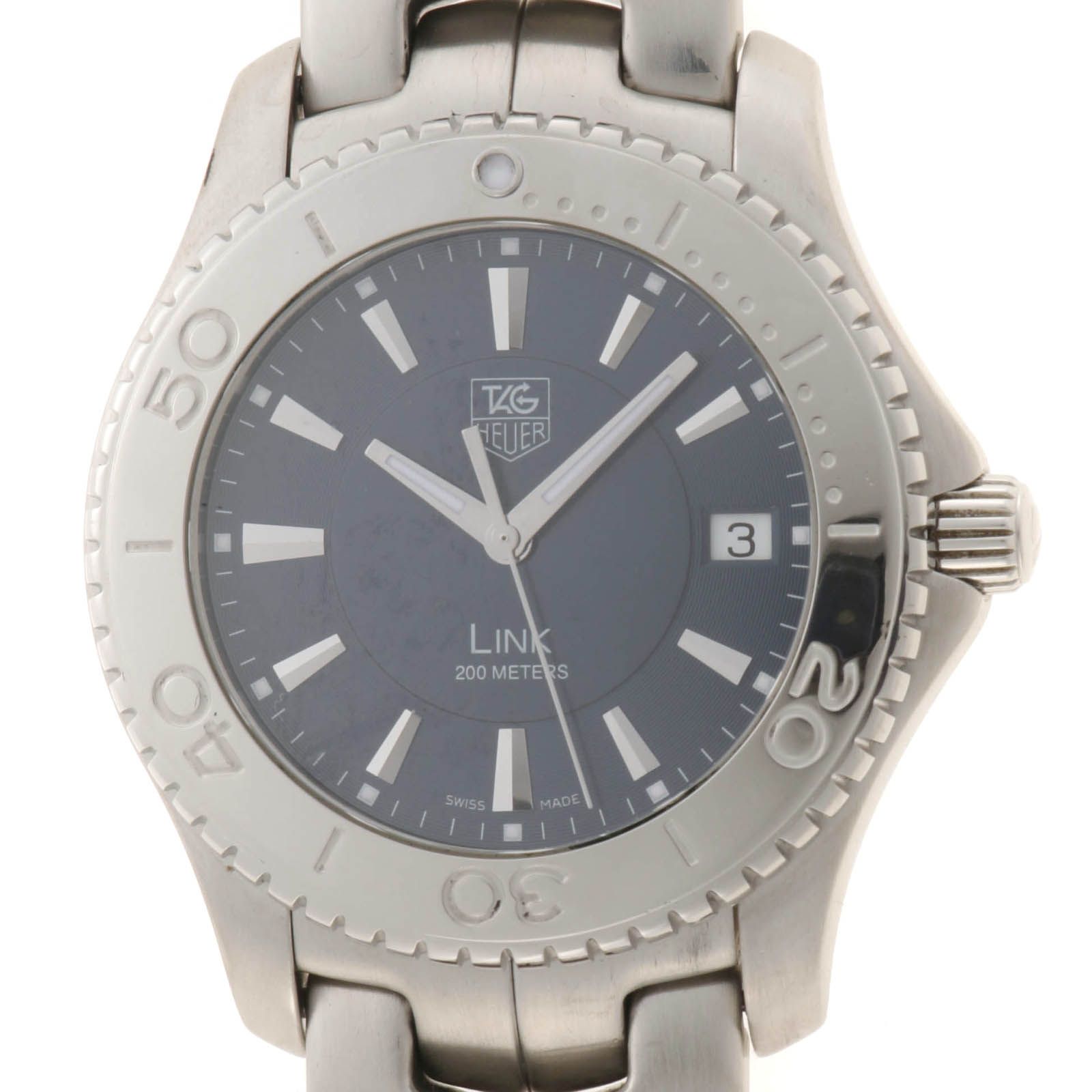 TAG HEUER タグホイヤー リンク WJ2112-0 腕時計 ステンレススチール ブルー メンズ【中古】437