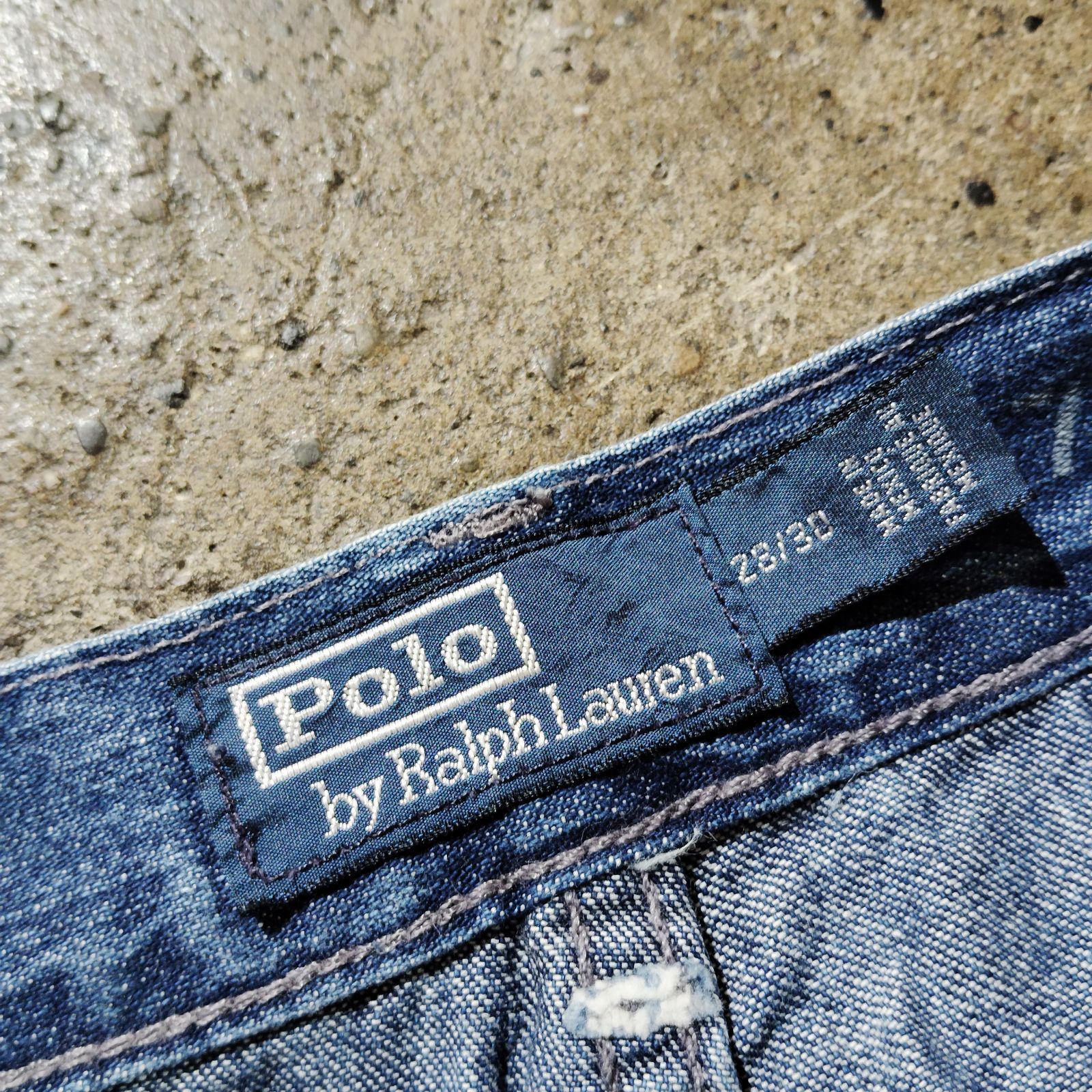 Polo Ralph Lauren リラックスドフィット ディストレスト ジーンズ W28 