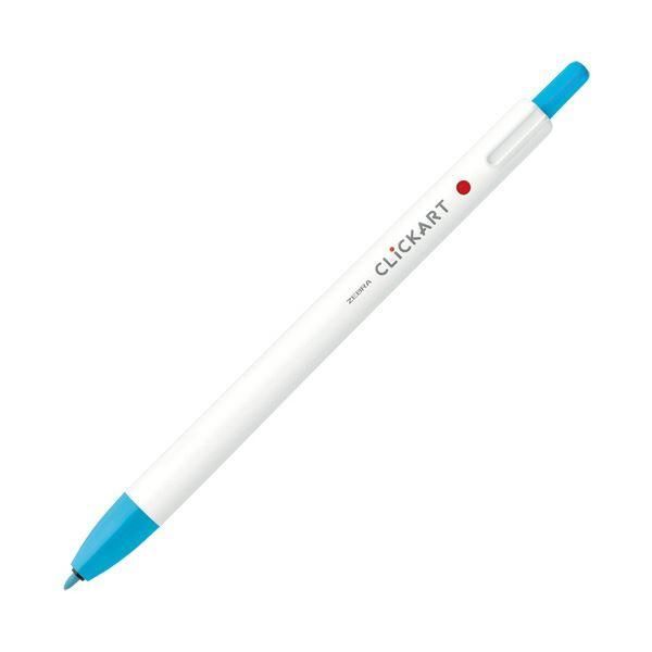 ds-（まとめ）ゼブラ ノック式水性カラーペン クリッカート ライトブルー WYSS22-LB 1本 〔×100セット〕 11,315円