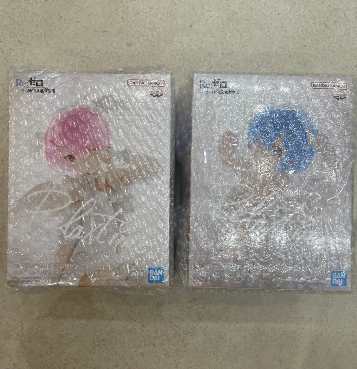 まとめ売り) Re:ゼロから始める異世界生活 レム ラム リラックスタイム スイートエンジェル フィギュア 未開封