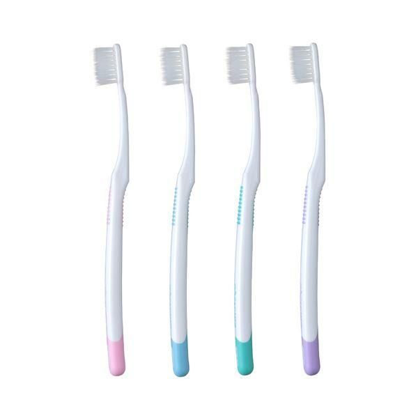 ds-（まとめ）ライオン システマハブラシ コンパクト 4列ヘッド ふつう 1本 〔×30セット〕
