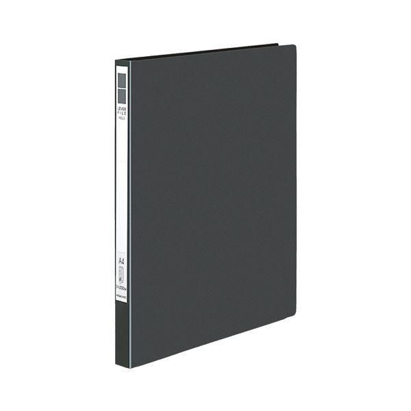 ds-（まとめ）コクヨ レバーファイル（EZe）A4タテ 120枚収容 背幅24mm ダークグレー フ-U330DM 1冊 〔×10セット〕