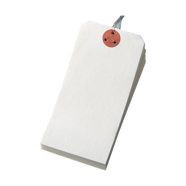 ds-（まとめ）今村紙工 耐水紙 針金荷札 2号 60×120mm TH-2 1パック（100枚） 〔×10セット〕