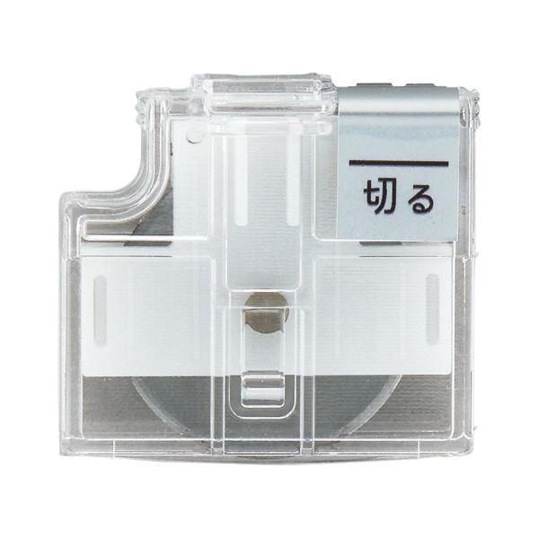 ds-（まとめ）プラス スライドカッター ハンブンコ用替刃 直線 PK-800H1 1個 〔×10セット〕