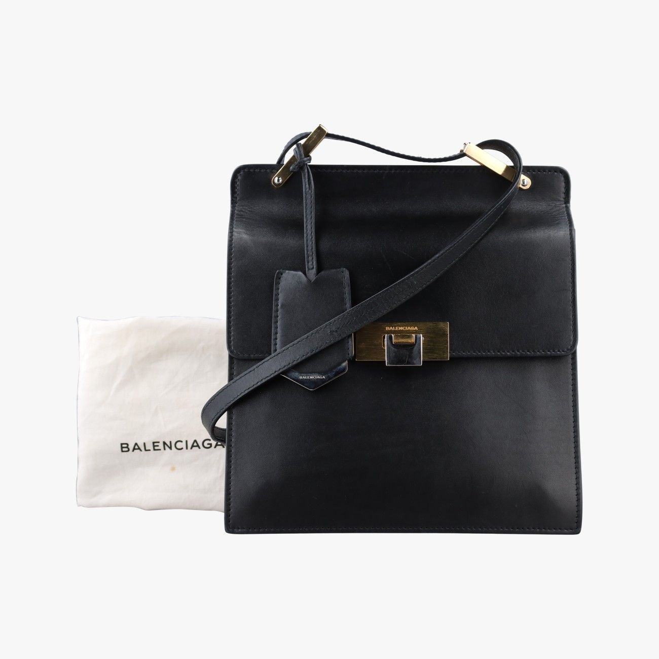 バレンシアガBalenciagaル ディス カルターブル ブラック レザー 332235.1000.H.528147 26,600円