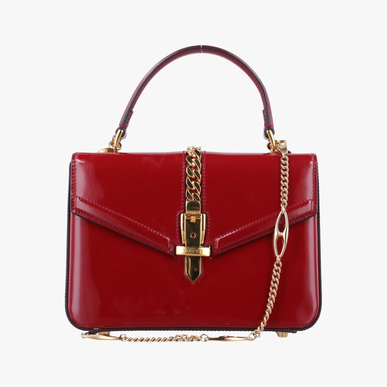 グッチGucciシルヴィ 1969 レッド パテント 589479 A030736550 55,200円