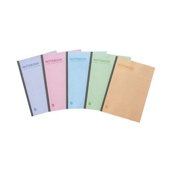 ds-（まとめ）TANOSEE ノートブック セミB5 B罫6mm 30枚 5色パック 1セット（50冊：5冊×10パック） 〔×3セット〕 12,614円