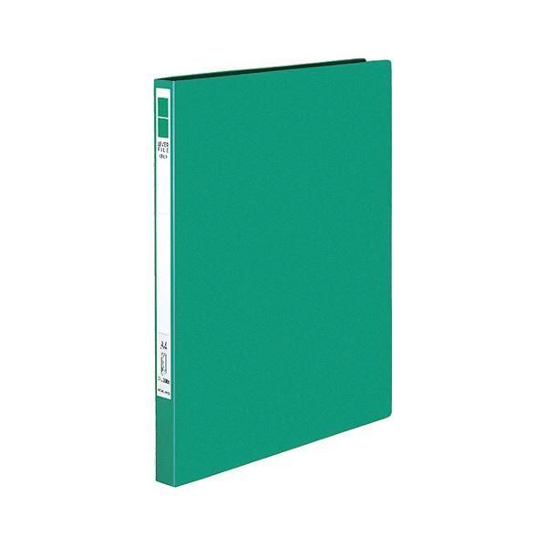 ds-（まとめ）コクヨ レバーファイル（EZe）A4タテ 120枚収容 背幅24mm 緑 フ-U330G 1セット（10冊） 〔×3セット〕