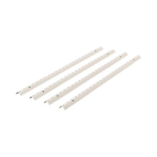 ds-（まとめ）ライオン事務器 軽量物品棚 支柱高さ1200mm LE-H12 1セット（4本） 〔×3セット〕