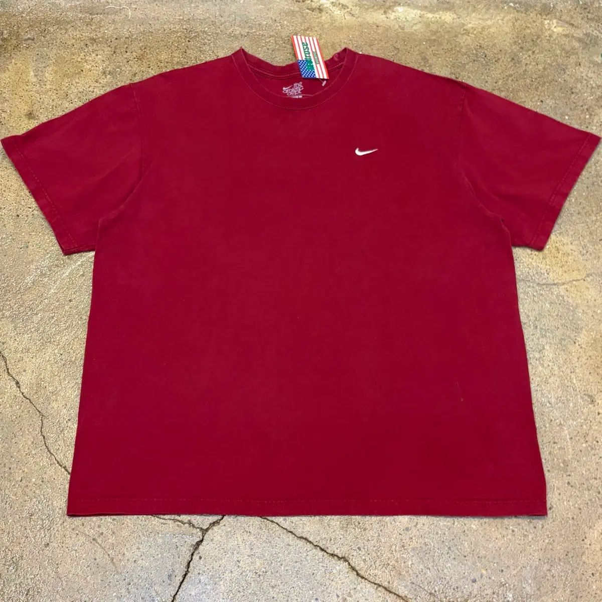 00s アメリカ ヴィンテージ NIKE 刺繍 スモール スウッシュ 半袖 Tシャツ