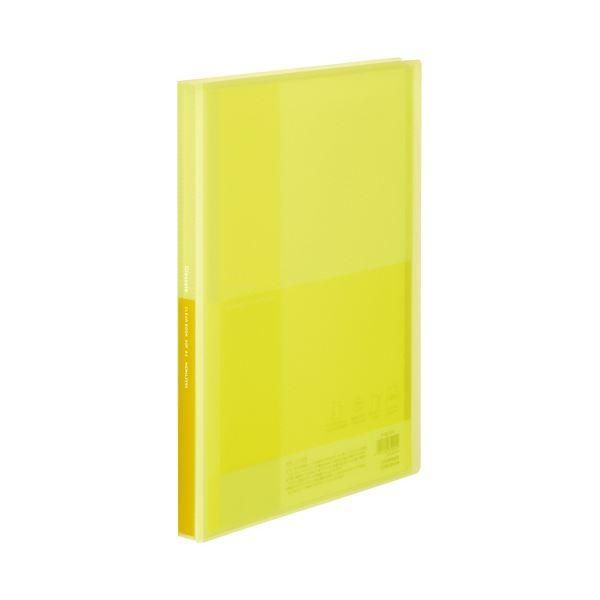 ds-（まとめ）コクヨ クリヤーブック（Glassele） 固定式 A4タテ 40ポケット イエロー ラ-GL40Y 1冊 〔×10セット〕 6,186円