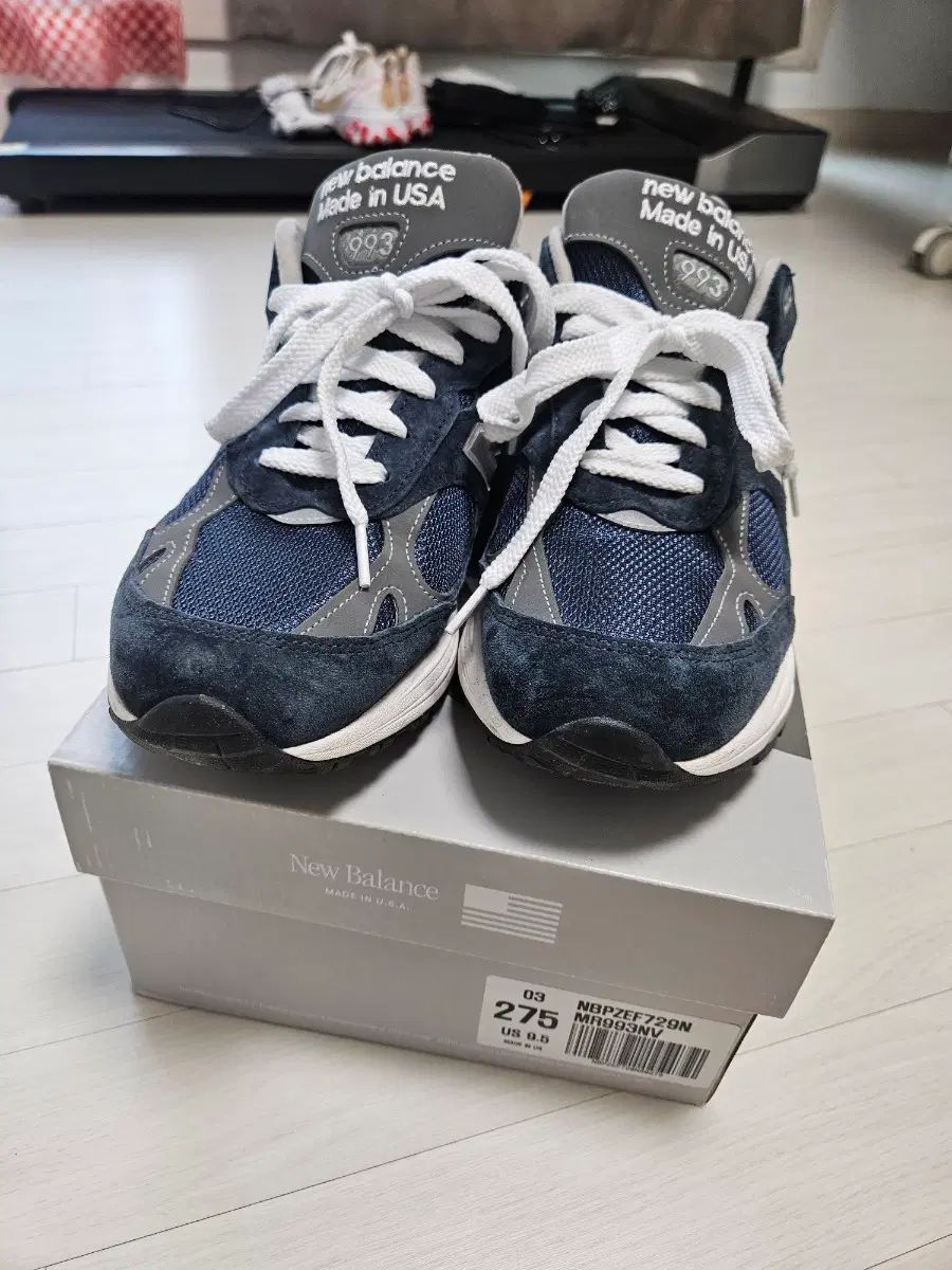 ニューバランス 993 ネイビー 275 出品
