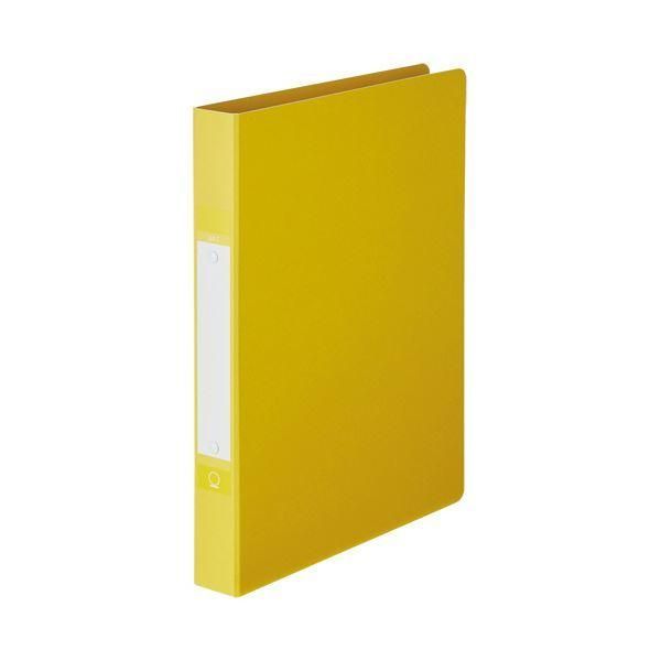 ds-（まとめ）TANOSEE 樹脂製ワンタッチOリングファイル（紙表紙） A4タテ 2穴 200枚収容 リング内径23mm 背幅36mm イエロー 1セット（10冊） 〔×3セット〕 10,515円