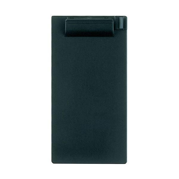 ds-（まとめ）セキセイ クリップボード 伝票サイズ タテ ブラック SSS-2059P-BK 1セット（10枚） 〔×3セット〕