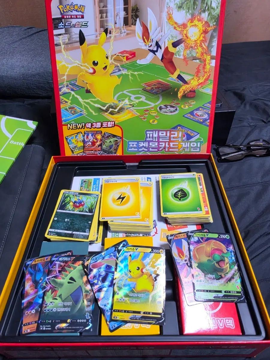 ポケットモンスターカード FAMILYカードゲームセット 開封品 ピカチュウカード あり