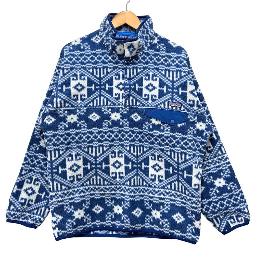 2011年　patagoniaフリース　シンチラスナップT 雪柄　S PATAGONIA パタゴニア 2011年製 スナップT シンチラ フリースプル