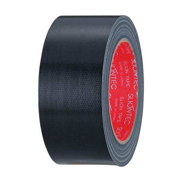 ds-スリオンテック カラー布テープ 50mm×25m 黒 343702BK 1セット（30巻）