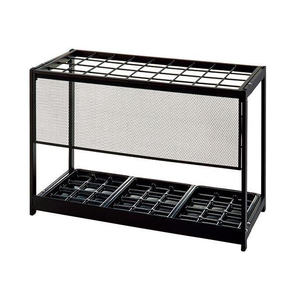 ds-TANOSEE 傘立て（折りたたみタイプ） 36本用 ブラック 1台 完成品 17,346円