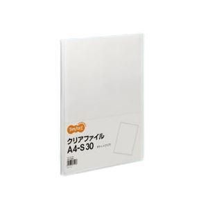 ds-TANOSEE クリアファイル A4タテ 30ポケット 背幅17mm クリア 1セット（60冊）