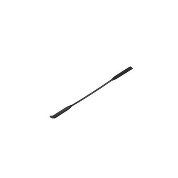 ds-（まとめ）フッ素コーティングスパチュラー 先曲型200mm 〔×10セット〕