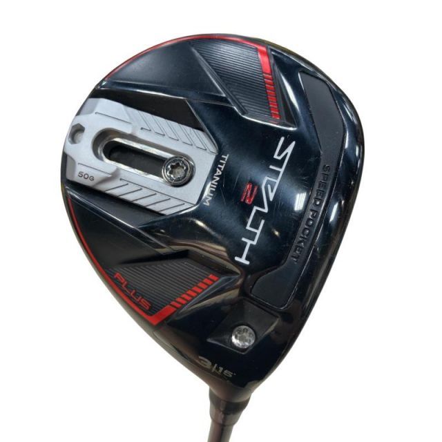 【中古】 テーラーメイド STEALTH2 PLUS 3W フェアウェイウッド FW Diamana TM50(FW) (フレックスS) メンズ 男性用 右利き 右用 Cランク ゴルフクラブ