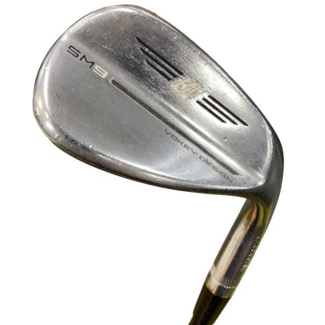 【中古】 タイトリスト VOKEY SPIN MILLED SM9 ツアークロム 54°/14°F ウェッジ WG リシャフト (フレックスその他) メンズ 男性用 右利き 右用 Cランク ゴルフクラブ