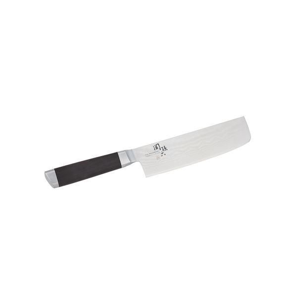 ds-貝印 包丁 ナイフ 菜切り 165mm ステンレス 関孫六 ダマスカス 調理器具 料理道具 キッチン 台所 店舗