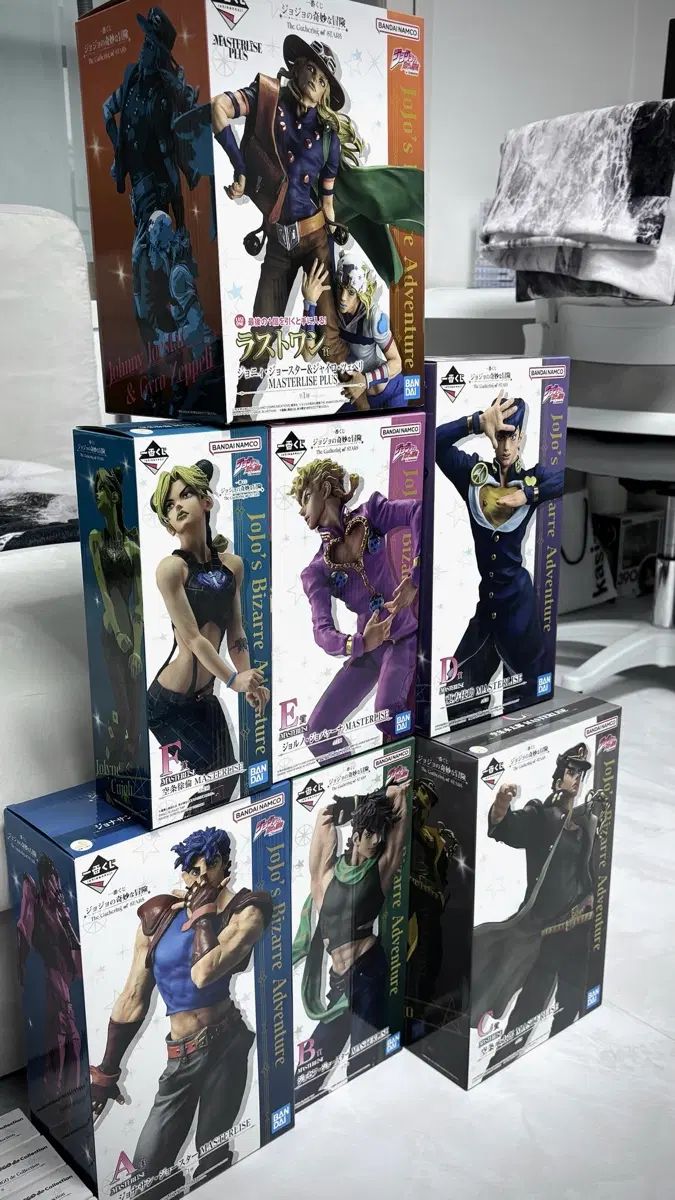 ジョジョ 一番くじ ギャザリング OF スターズ フィギュア ロゴ フルセット