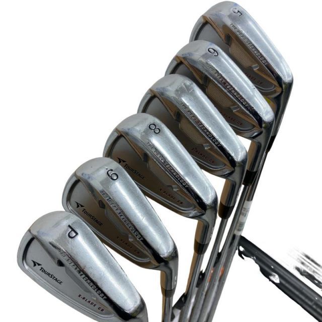 【中古】 ブリヂストン TOURSTAGE X-BLADE CB(2008) 6S アイアンセット IR NS PRO 950GH ウェイトフロー (フレックスS) メンズ 男性用 右利き 右用 Cランク ゴルフクラブ
