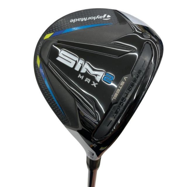【中古】 テーラーメイド SIM2 MAX 3W フェアウェイウッド FW TENSEI BLUE TM50(SIM2 FW) (フレックスS) メンズ 男性用 右利き 右用 Cランク ゴルフクラブ